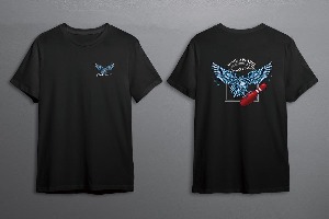 애크미 독수리 라운드 티셔츠